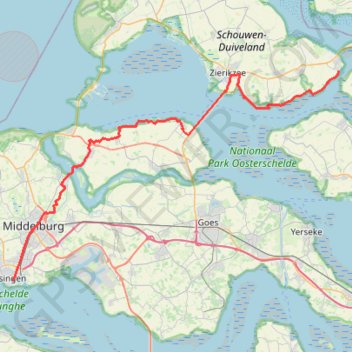 2022_Zeeland Tag 4_Bruinisse-Middelburg-Vlissingen GPS track, route, trail