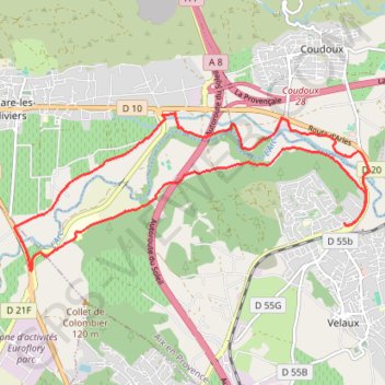 Rando des fruits - Velaux GPS track, route, trail