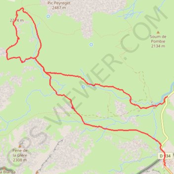 Col de l'Iou-Pourtalet GPS track, route, trail