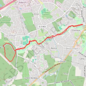 Marche - Cayac GPS track, route, trail