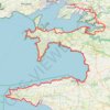 Brest quimper GPS track, route, trail