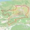 Randonnée Sainte-Victoire Roque-Haute Immoucha Escalette GPS track, route, trail
