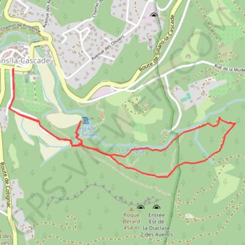 Sillans-la-Cascade GPS track, route, trail