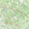 Tour des Monts d'Ambazac. De Ambazac à La-Jonchère-Saint-Maurice (Haute-Vienne) GPS track, route, trail