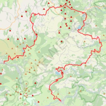 Parc des volcans d'Auvergne GPS track, route, trail