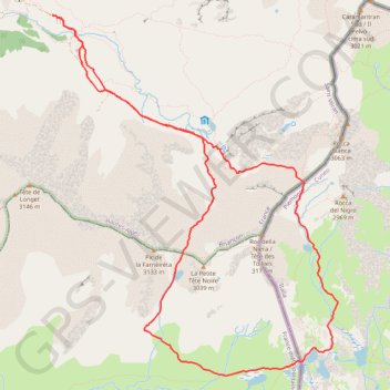 Tour de la Tête des Toilies - randonnée pédestre GPS track, route, trail