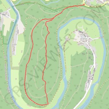 Rochehaut 28 Promenade de Laviot - 4.6 km GPS track, route, trail