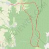 Rando la croix du bezot Ourches GPS track, route, trail