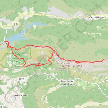 La Sainte-Victoire GPS track, route, trail