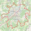 Pays de Montbéliard agglomération GPS track, route, trail