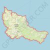 GR®340 Tour de Belle-Ile-en-Mer (Morbihan) (2021) GPS track, route, trail