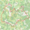 Tour du plateau de Millevaches (Corrèze) GPS track, route, trail