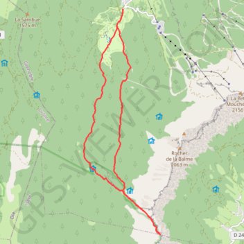 Corrençon-en-Vercors Hiking GPS track, route, trail