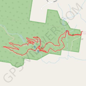 Kondalilla Falls - Rock Pools Loop GPS track, route, trail
