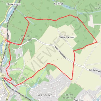 Balade à Villers-la-Ville GPS track, route, trail