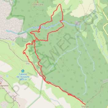 Crête des Quatre Têtes, Tête de Praorzel GPS track, route, trail
